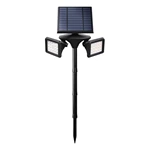 40led Garden Lanscape Dual-head Rotatable Radar Sensor Solar Spotlight