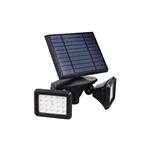 40led Garden Lanscape Dual-head Rotatable Radar Sensor Solar Spotlight