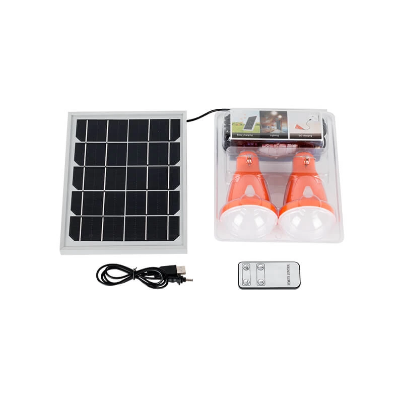 Bombillas LED solares ABS recargables portátiles para exteriores para acampar