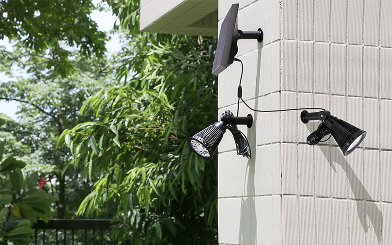 Motion Sensor Split Design Waterproof Outdoor Garden Solar Spotlights