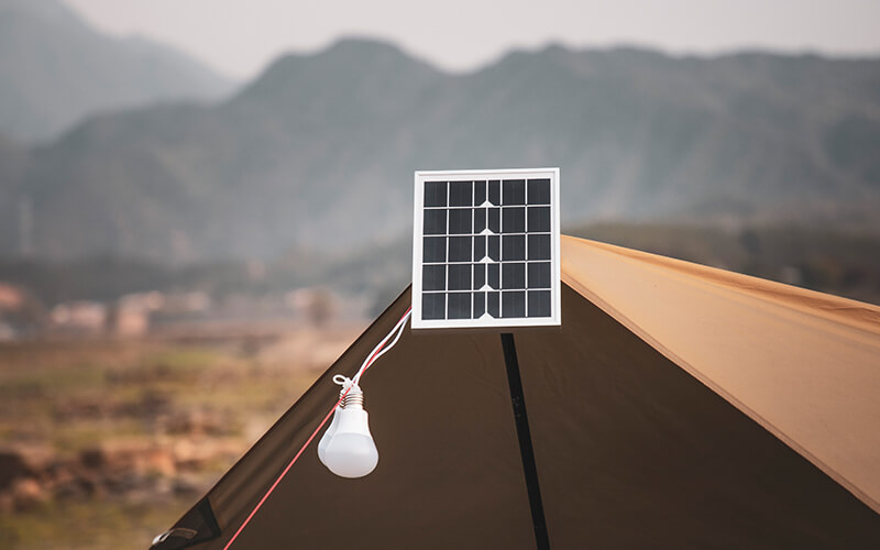 Outdoor Emergency Solar Energy Camping Solar Bulb Light For Phone Charging