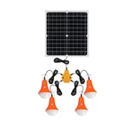 Lumière solaire de secours de conception spéciale extérieure d'abs rechargeable avec l'ampoule