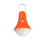 Lumière de camping solaire rechargeable de secours d'intérieur extérieur avec 2 ampoules