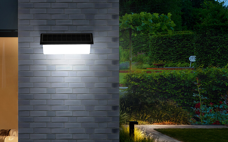 Modern Outdoor Solar Wall Lights