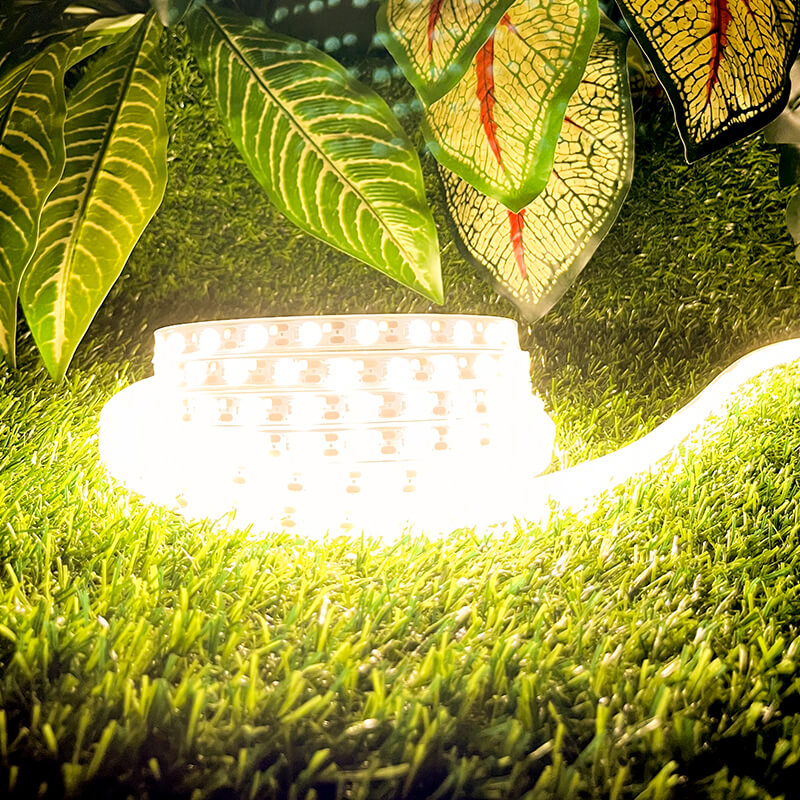 Outdoor Waterproof Led Garden Decoration Flexible Solar Led Strip Light