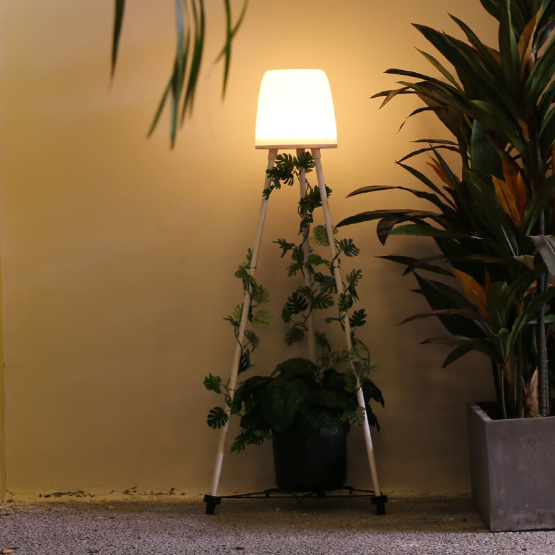 Skladateľná vodotesná záhradná podlaha s novým dizajnom Creative Solar Plant Stand Light