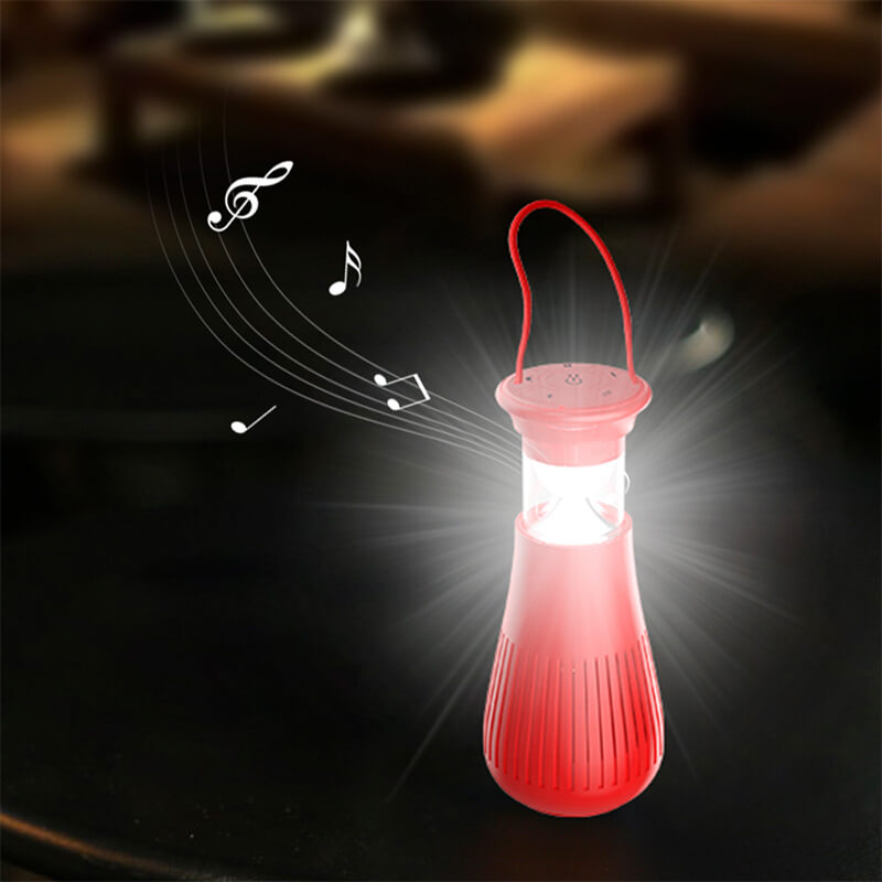 Outdoor Camping Hanging Led Lights With Buletooth Speaker And Phone Charger