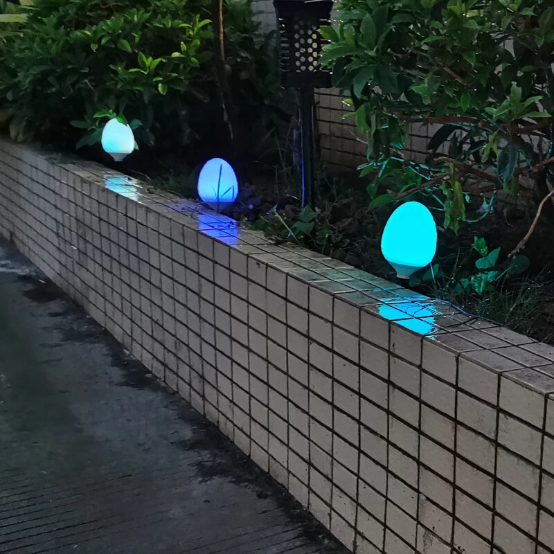 Outdoor Garden Christmas Party Abs Solar Decorative Light With Ball Shape