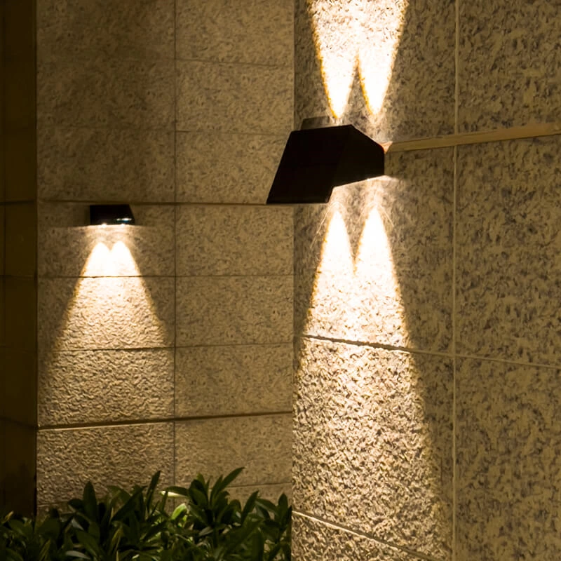Up Down Solar Wall Light