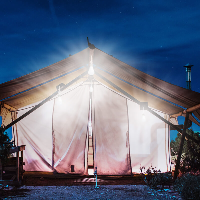 ขายร้อนกลางแจ้ง Ipx4 แบบพกพา Camping พลังงานแสงอาทิตย์ Home Lighting System