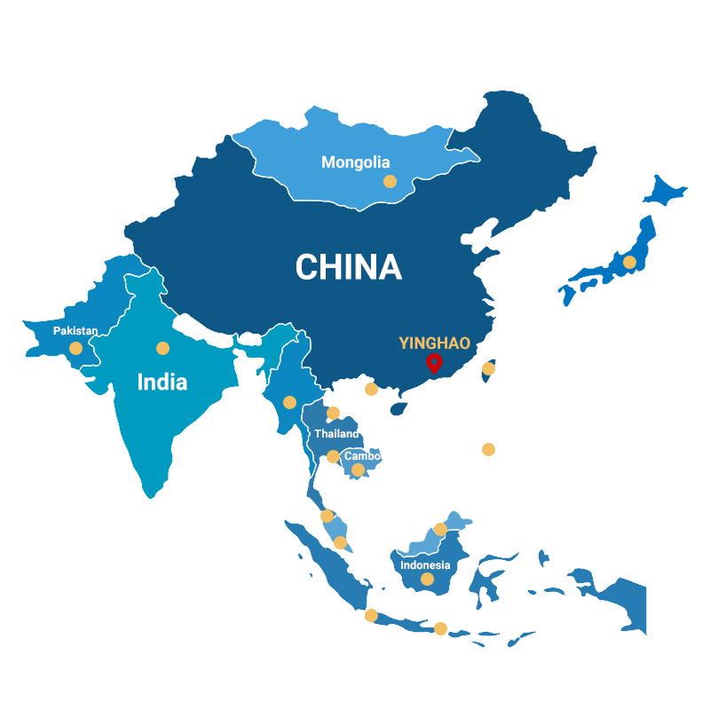 यिंगहाओ: दक्षिण पूर्व और पूर्वी एशिया को रोशन कर रहा है