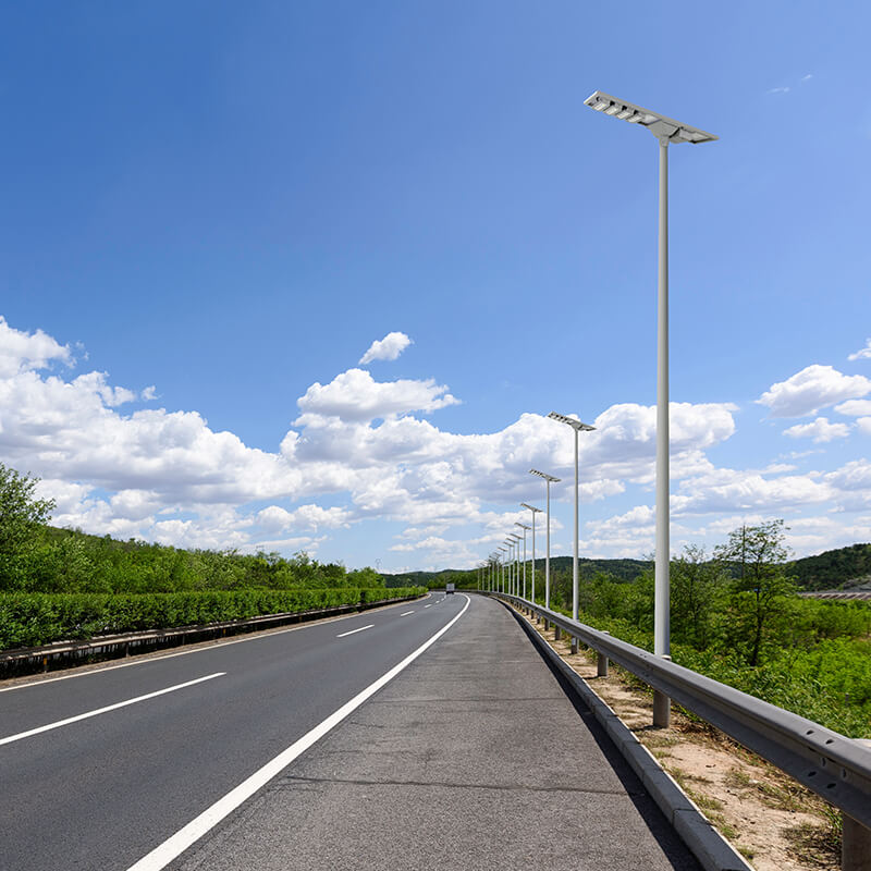 Patentirana aluminijasta cestna zunanja integrirana vse v enem Led solarna ulična svetilka