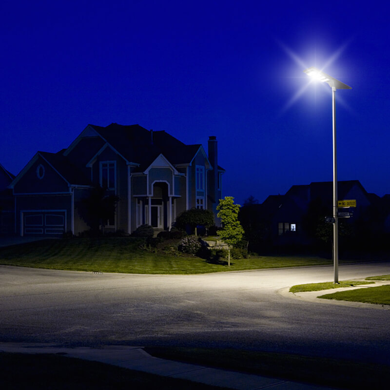 特許取得済みのアルミニウム道路屋外統合オールインワン LED ソーラー街路灯