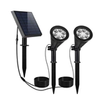 Waterproof Outdoor Garden Motion Sensor Split Solar Spotlights