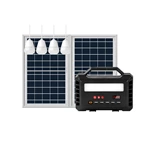 Indoor Outdoor Portable Solar Power Lighting System For Phone Charging