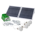 Multifunctional Outdoor Camping Solar Lighting System With Phone Charger