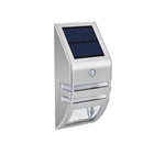 Stainless Steel Solar Powered Motion Sensor Wall Light