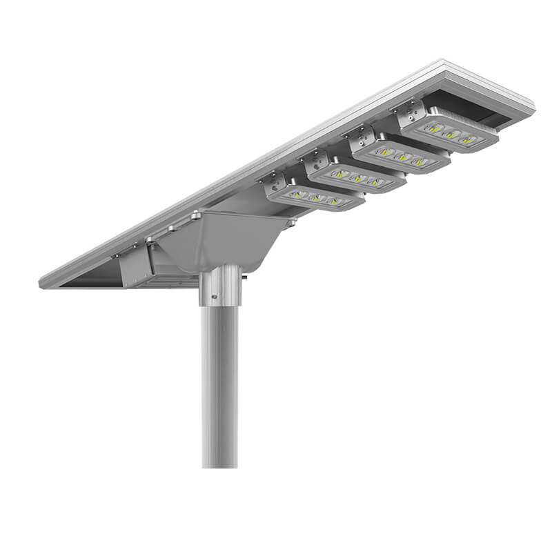 Opatentowana aluminiowa, zintegrowana zewnętrzna lampa uliczna typu all-in-one z diodami LED