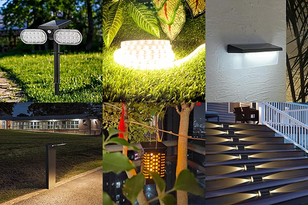 Classification of solar garden lights