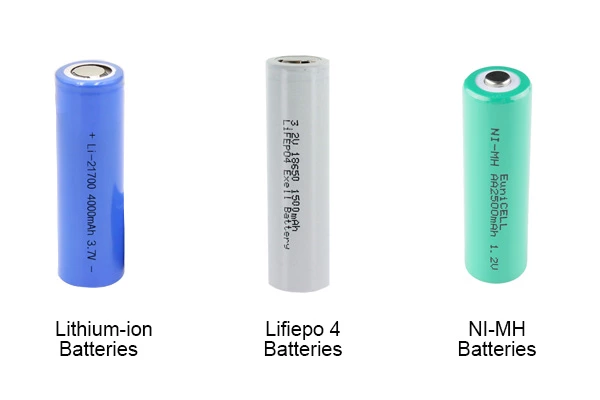 Garden light battery types