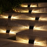 Dual-Side Lighting Solar Step Light
