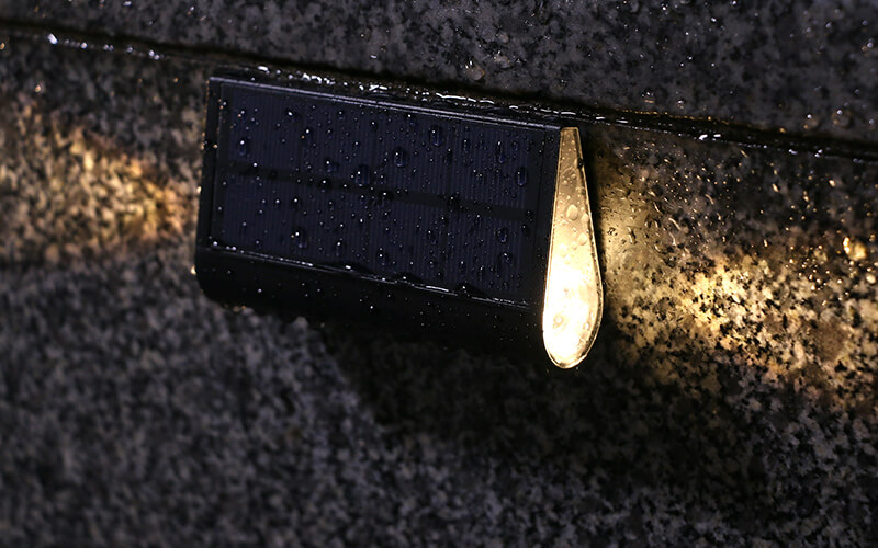 Dual-Side Lighting Solar Step Light