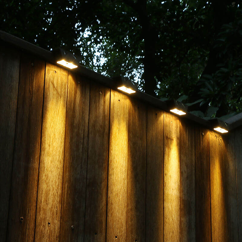 Stylish Design L-Shape Solar Deck Light