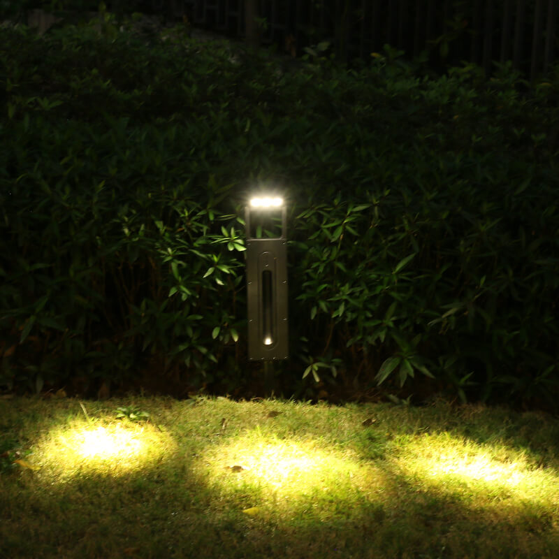 Obrotowa lampa solarna LED na ścieżkę