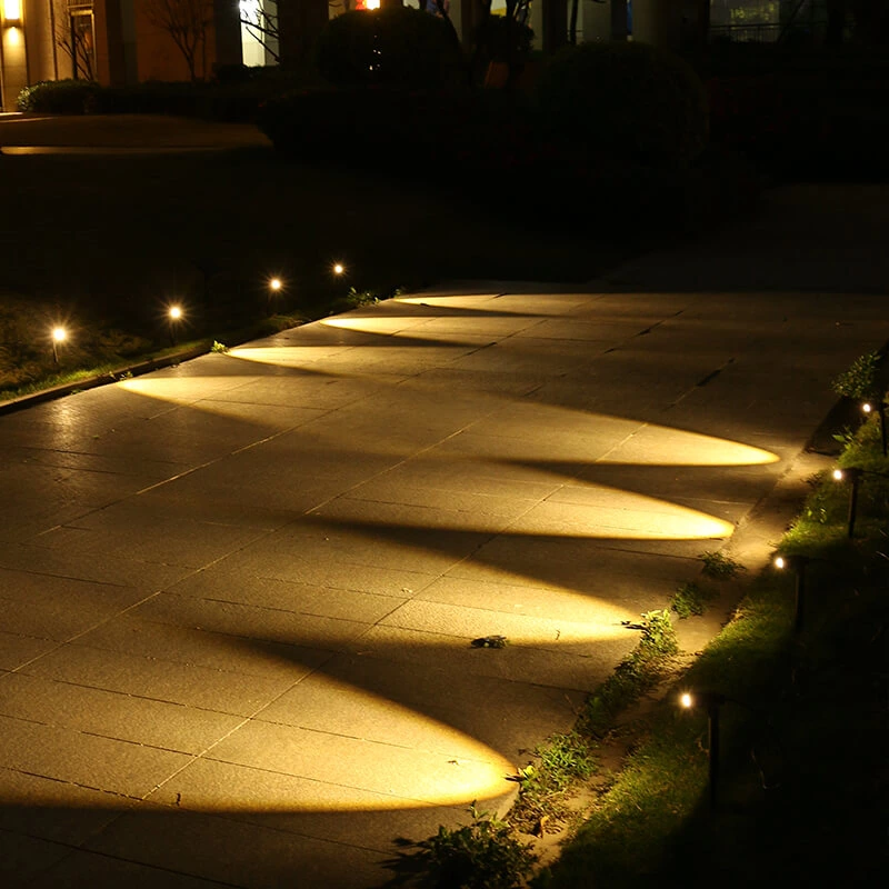 Outdoor Solar Focus Lights With Separate Solar Panel