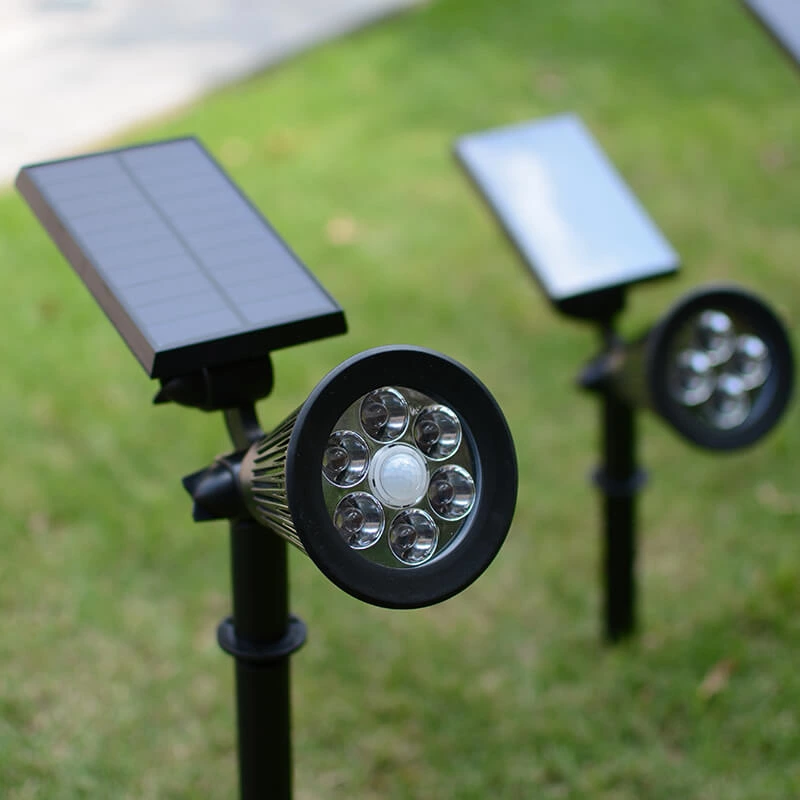 solar spotlight with motion sensor