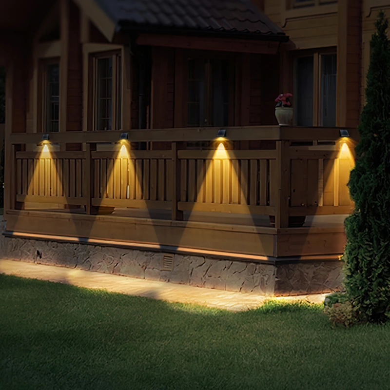 Small Outdoor Solar LED Decorative Wall Lights