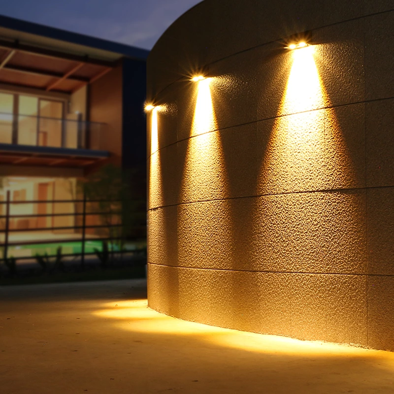 Small Outdoor Solar LED Decorative Wall Lights