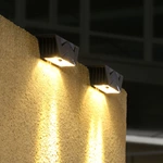 Stylish Design L-Shape Solar Deck Light