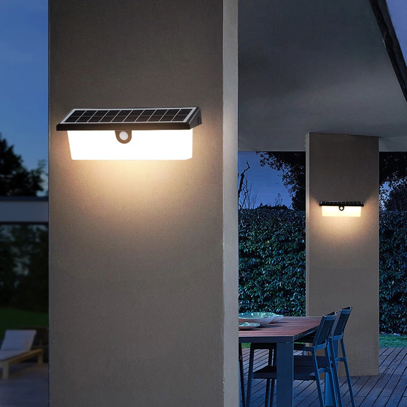 Modern Outdoor Solar Wall Lights