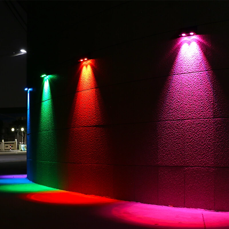 Small Outdoor Solar LED Decorative Wall Lights