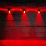 Trostrano osvjetljenje solarna zidna lampa za ogradu