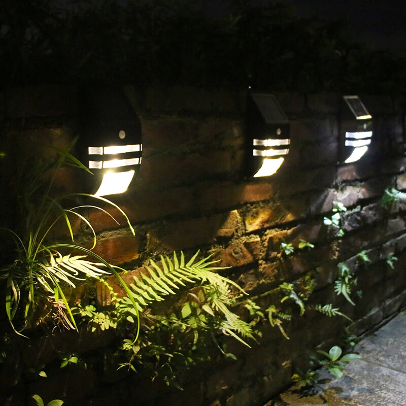 Stainless Steel Solar Powered Motion Sensor Wall Light