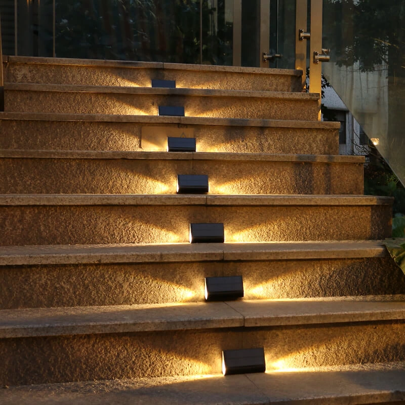 Dual-Side Lighting Solar Step Light