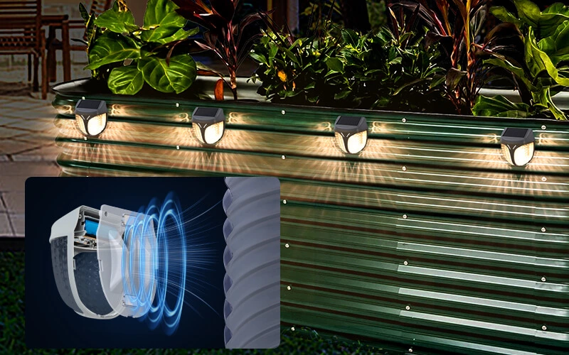 Magnetic Solar Garden Light Outdoor