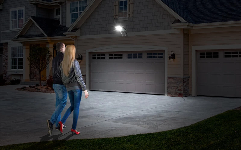 Solar Powered Motion Sensor Security Light