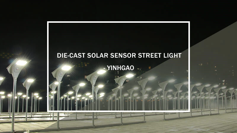 Integrated Motion Sensor Solar Street Light