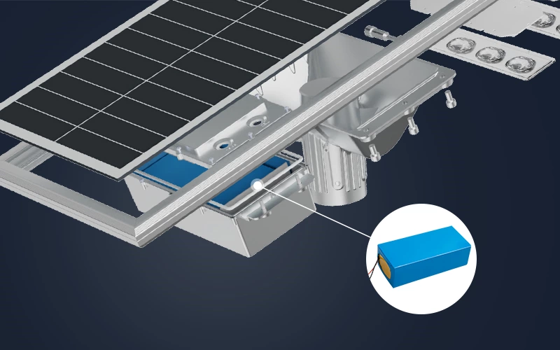 Aluminum LED Integrated Solar Street Light