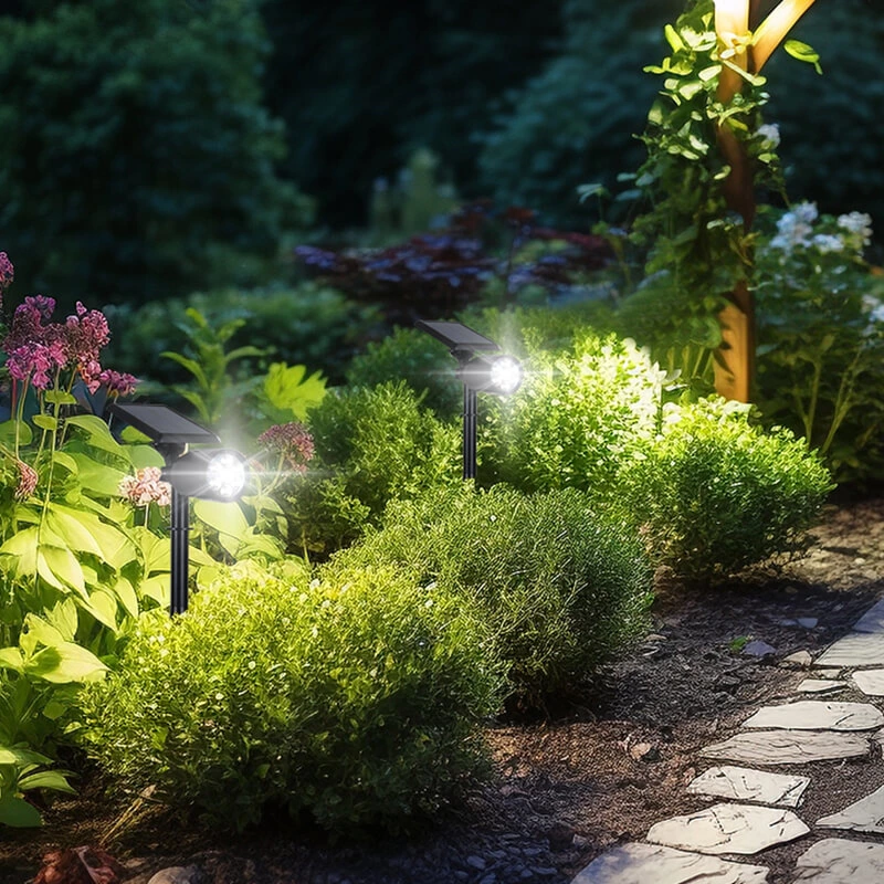 Outdoor Security Solar Powered Sensor Spotlights