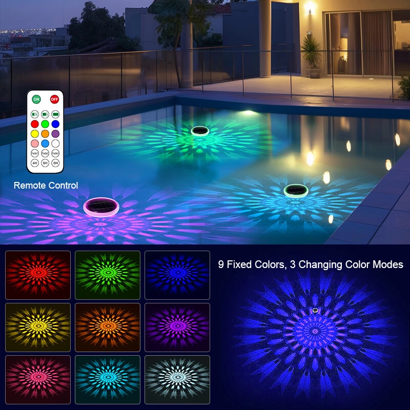 Multicolour Floating Led Solar Swimming Pool Lights