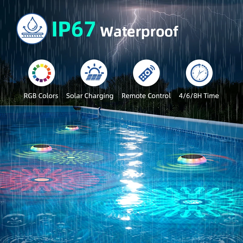 Solar Pool Lights: Transform Your Backyard Into Paradise