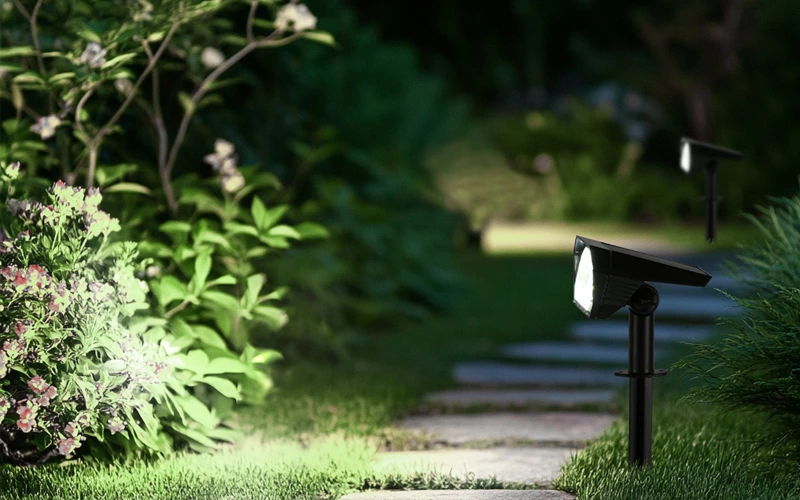 Landscape Pathway Motion Sensor Solar Spotlights