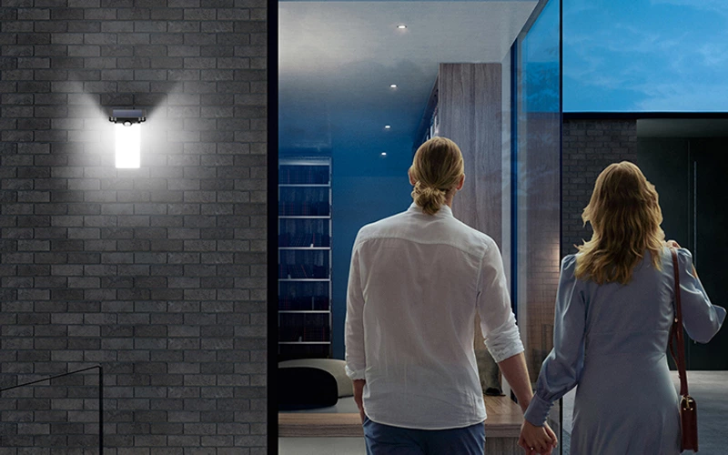 Outdoor Solar Wall Light With Motion Sensor